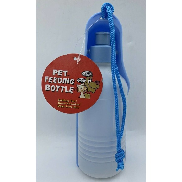 Regent Products Corp. Other - NEW Portable Pet Dog Cat Water Drinking Feeding Bottle Bowl Dish Travel 10oz